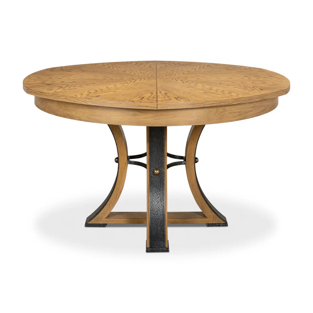 Sarreid Jupe Round Dining Table Upper Kirby Consignment