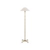 Faux Bamboo Brass Floor Lamp